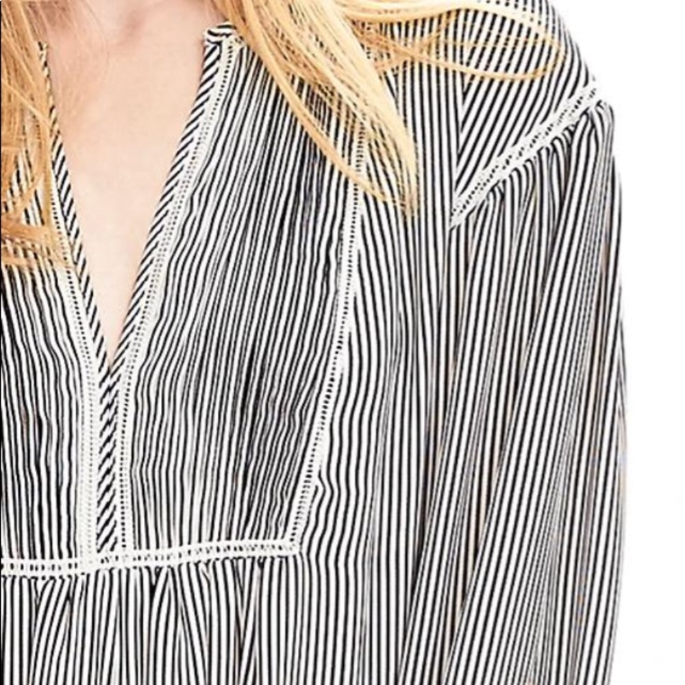 Women BR long sleeves strips midi dress, size: S. Brand new.